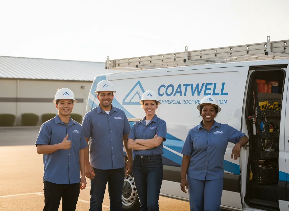 Commercial roof coating company in Valentine, TX